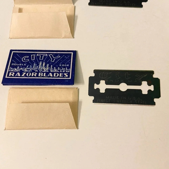 Vintage City Razor Blades Double Edge USA Lot of 5 - Picture 10 of 16